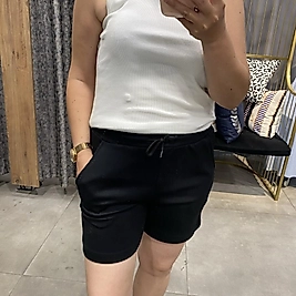 Oysho Kumaş Siyah Şort