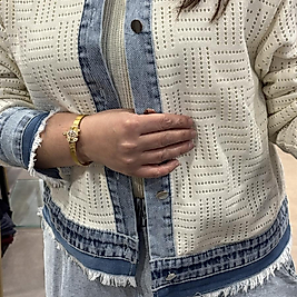 Ceket Modelli Çan Kot Etekli Takım